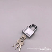 HEHE Short Shackle Nickel Plated Square Shape Disc Vane blade Key Padlock with Master key and key alike